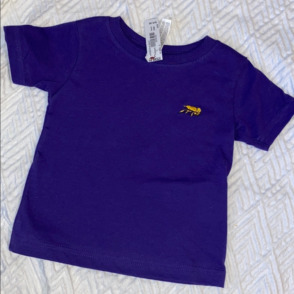 💜🦐PERLIS LSU PURPLE CRAWFISH TEE 🦐💜